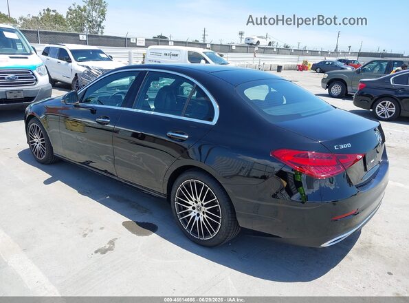 W1KAF4GBXPR087970 2023 MERCEDES-BENZ C-CLASS Black Rear left