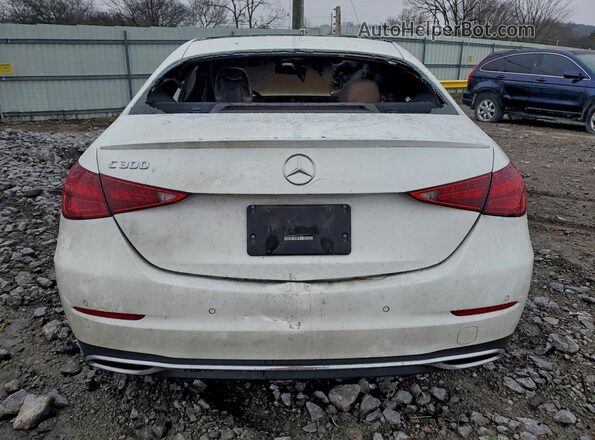 W1KAF4GBXPR097446 2023 MERCEDES-BENZ C White Widok z tyłu