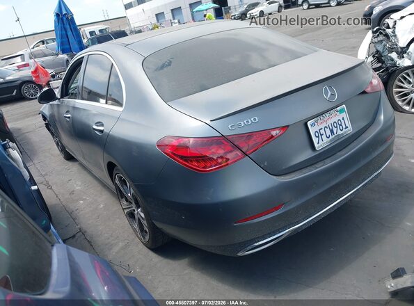 W1KAF4GBXPR098760 2023 MERCEDES-BENZ C-CLASS Gray Rear left