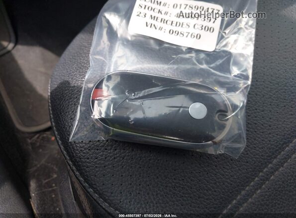 W1KAF4GBXPR098760 2023 MERCEDES-BENZ C-CLASS Gray Dashboard view