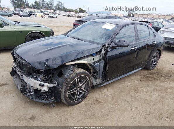 W1KAF4GBXSR254112 2025 MERCEDES-BENZ C-CLASS Black Vista tres cuartos delantera izquierda