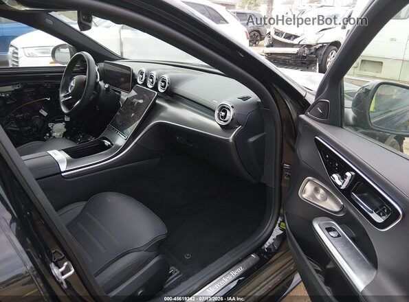 W1KAF4GBXSR254112 2025 MERCEDES-BENZ C-CLASS Black Vista interior delantera