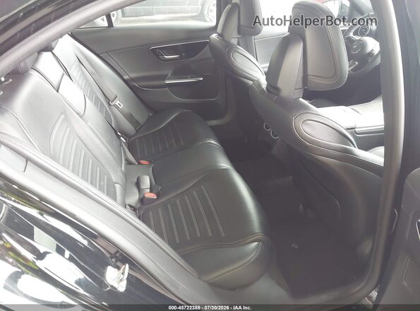 W1KAF4HB0PR132395 2023 MERCEDES-BENZ C-CLASS Black VIN კოდის სტიკერის ხედი