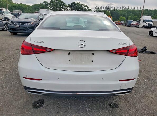 W1KAF4HB0SR255509 2025 MERCEDES-BENZ C White Vista trasera