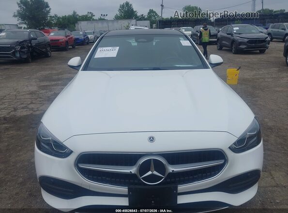 W1KAF4HB0SR287716 2025 MERCEDES-BENZ C-CLASS White Вид спереду