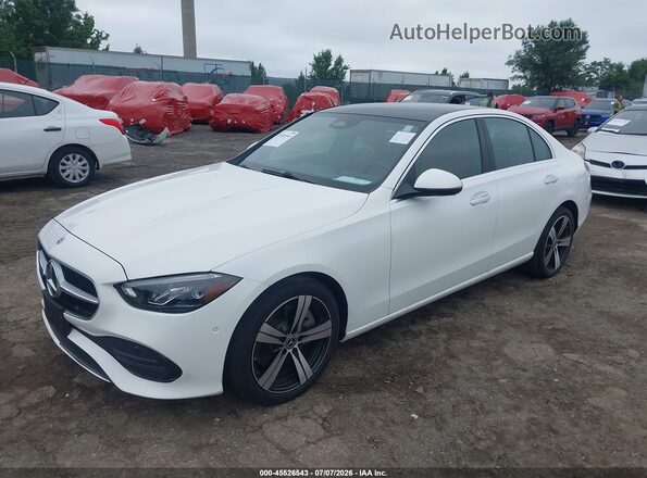 W1KAF4HB0SR287716 2025 MERCEDES-BENZ C-CLASS White Передня ліва чверть