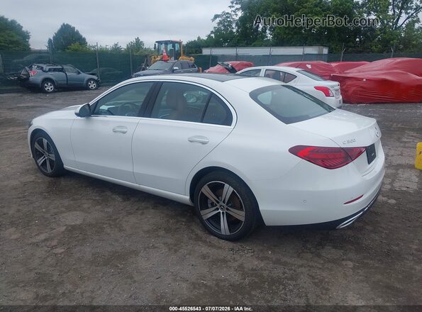 W1KAF4HB0SR287716 2025 MERCEDES-BENZ C-CLASS White Задня ліва чверть
