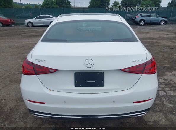 W1KAF4HB0SR287716 2025 MERCEDES-BENZ C-CLASS White 