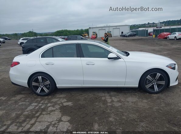 W1KAF4HB0SR287716 2025 MERCEDES-BENZ C-CLASS White Вид задньої частини салону