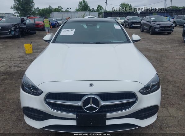 W1KAF4HB0SR287716 2025 MERCEDES-BENZ C-CLASS White Вид щитка приладів