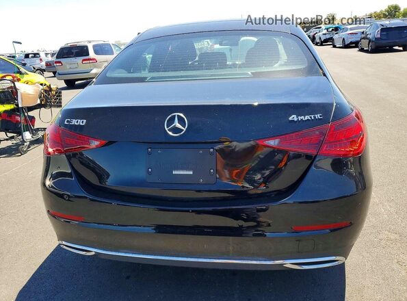 W1KAF4HB0SR287943 2025 MERCEDES-BENZ C Black Widok z tyłu