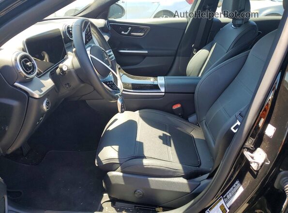 W1KAF4HB0SR287943 2025 MERCEDES-BENZ C Black Widok wnętrza z przodu