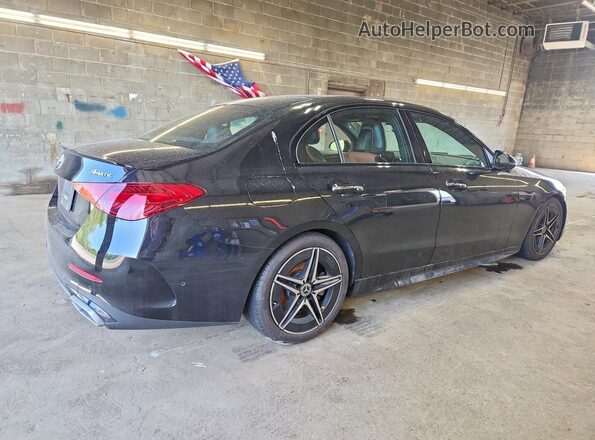 W1KAF4HB2NR039004 2022 MERCEDES-BENZ C Черный Задняя правая четверть