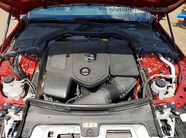 W1KAF4HB2NR067756 2022 MERCEDES-BENZ C Бордовый Вид задней части салона