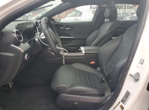W1KAF4HB2PR072734 2023 MERCEDES-BENZ C White Widok wnętrza z przodu