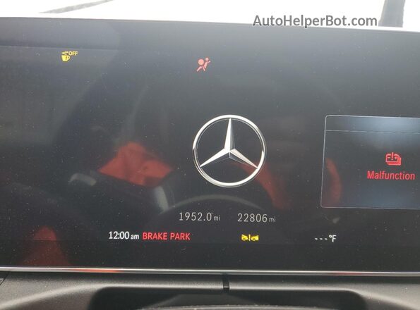 W1KAF4HB2PR072734 2023 MERCEDES-BENZ C White Widok zestawu wskaźników