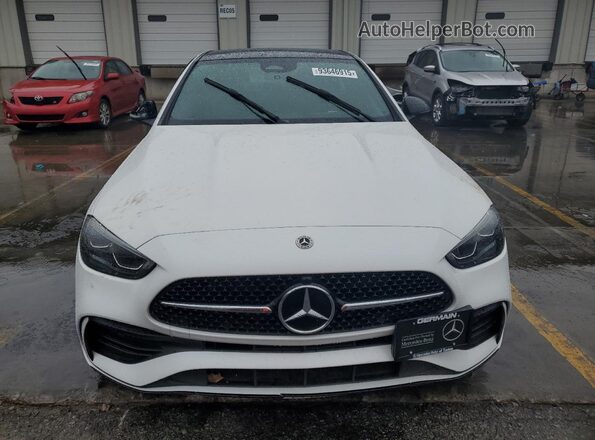W1KAF4HB2PR072734 2023 MERCEDES-BENZ C White Widok z przodu