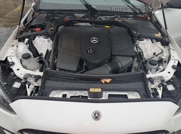 W1KAF4HB2PR072734 2023 MERCEDES-BENZ C White Widok wnętrza z tyłu