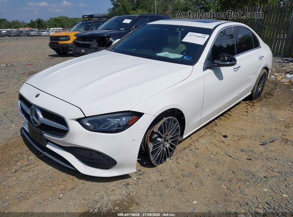 W1KAF4HB2RR160718 2024 MERCEDES-BENZ C-CLASS White Vista tres cuartos delantera izquierda