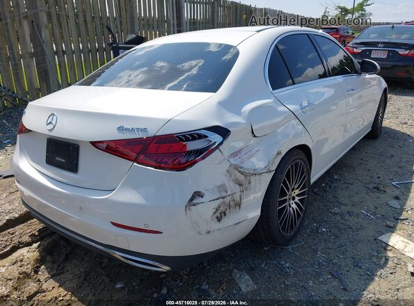 W1KAF4HB2RR160718 2024 MERCEDES-BENZ C-CLASS White Trasero derecho