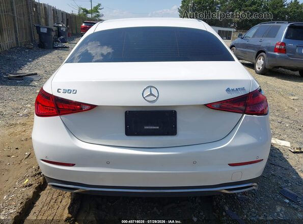W1KAF4HB2RR160718 2024 MERCEDES-BENZ C-CLASS White 