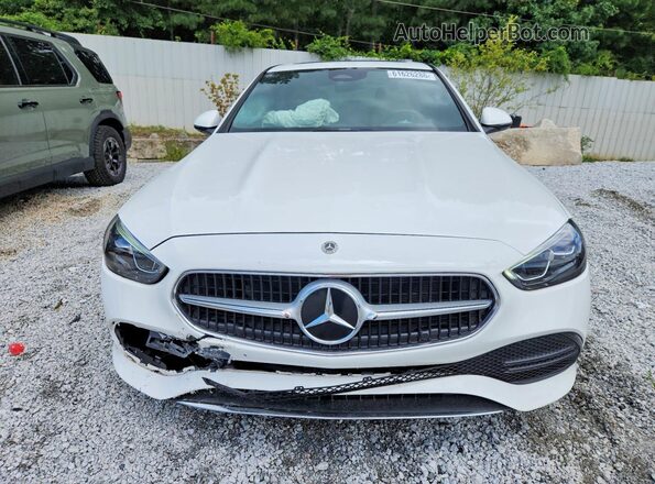 W1KAF4HB3PR101402 2023 MERCEDES-BENZ C White წინა ხედი