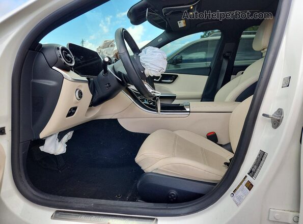 W1KAF4HB3PR101402 2023 MERCEDES-BENZ C White წინა სალონის ხედი