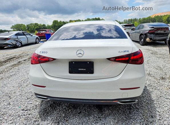 W1KAF4HB3PR101402 2023 MERCEDES-BENZ C White უკანა ხედი