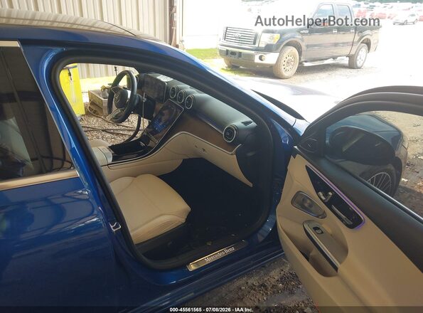W1KAF4HB3PR153855 2023 MERCEDES-BENZ C-CLASS Blue Widok wnętrza z przodu