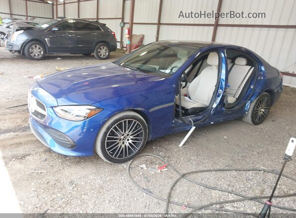 W1KAF4HB3PR153855 2023 MERCEDES-BENZ C-CLASS Blue Przód lewy