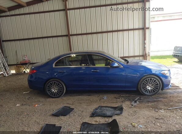 W1KAF4HB3PR153855 2023 MERCEDES-BENZ C-CLASS Blue Widok wnętrza z tyłu