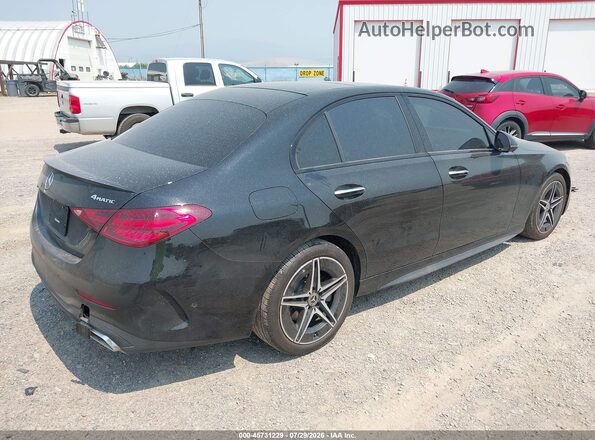 W1KAF4HB3RR172618 2024 MERCEDES-BENZ C-CLASS Black Задня права чверть