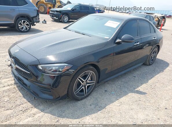 W1KAF4HB3RR172618 2024 MERCEDES-BENZ C-CLASS Black Передня ліва чверть