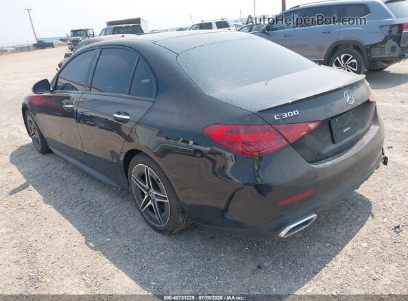 W1KAF4HB3RR172618 2024 MERCEDES-BENZ C-CLASS Black Задня ліва чверть