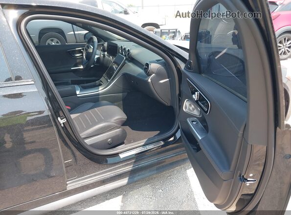 W1KAF4HB3RR172618 2024 MERCEDES-BENZ C-CLASS Black Вид салону спереду