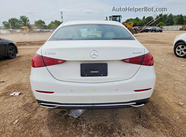 W1KAF4HB3RR185370 2024 MERCEDES-BENZ C White Widok z tyłu