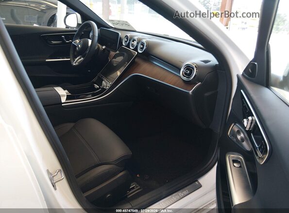 W1KAF4HB3SR250563 2025 MERCEDES-BENZ C-CLASS Белый Вид салона спереди
