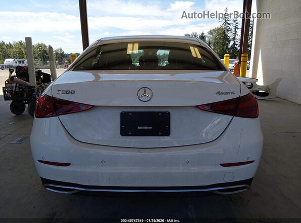 W1KAF4HB3SR250563 2025 MERCEDES-BENZ C-CLASS Белый 