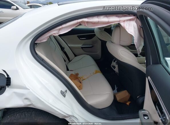 W1KAF4HB3TR319737 2026 MERCEDES-BENZ C-CLASS White Widok naklejki z numerem VIN