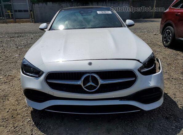 W1KAF4HB4NR018493 2022 MERCEDES-BENZ C White Вид спереду