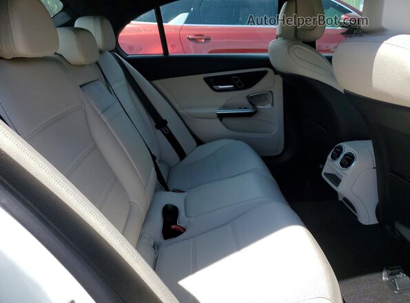 W1KAF4HB4NR018493 2022 MERCEDES-BENZ C White Вид задніх сидінь