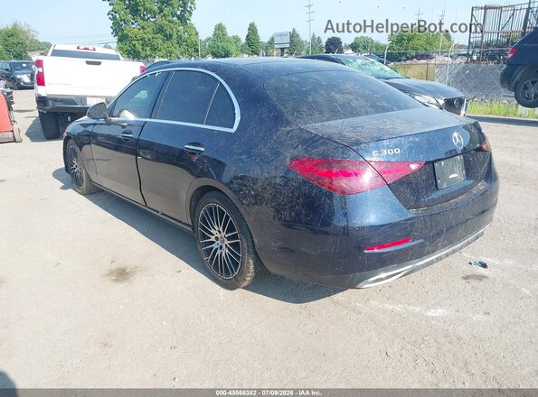 W1KAF4HB4NR062784 2022 MERCEDES-BENZ C-CLASS Black Rear left