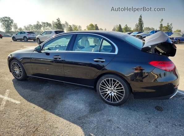 W1KAF4HB4PR093035 2023 MERCEDES-BENZ C Черный Задняя левая четверть