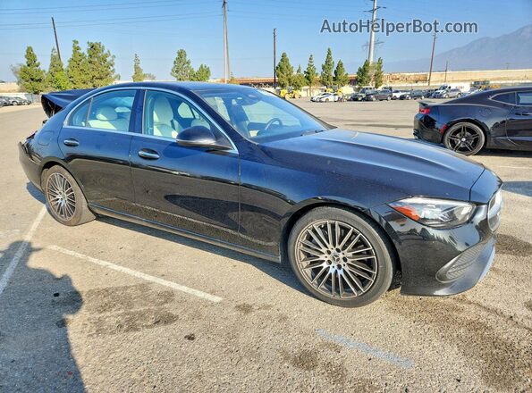 W1KAF4HB4PR093035 2023 MERCEDES-BENZ C Черный Передняя правая четверть