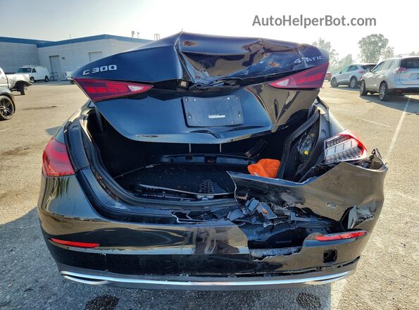 W1KAF4HB4PR093035 2023 MERCEDES-BENZ C Черный Вид сзади