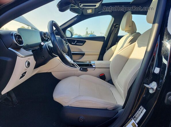 W1KAF4HB4PR093035 2023 MERCEDES-BENZ C Черный Вид салона спереди