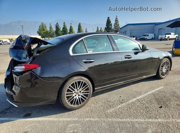 W1KAF4HB4PR093035 2023 MERCEDES-BENZ C Черный Задняя правая четверть