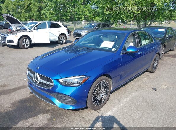 W1KAF4HB4PR138944 2023 MERCEDES-BENZ C-CLASS Blue Առջևի ձախ երեք քառորդ տեսարան