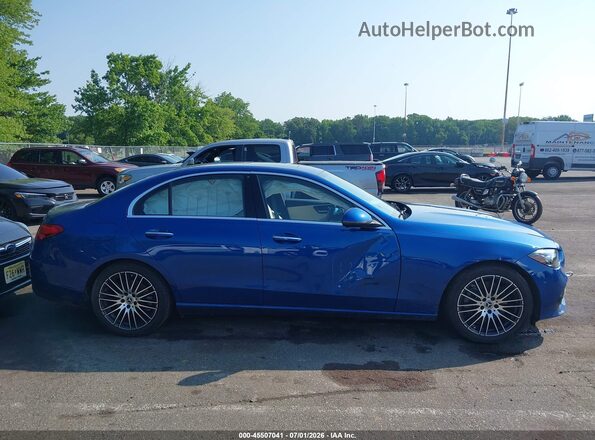 W1KAF4HB4PR138944 2023 MERCEDES-BENZ C-CLASS Blue Սալոնի հետևի տեսք