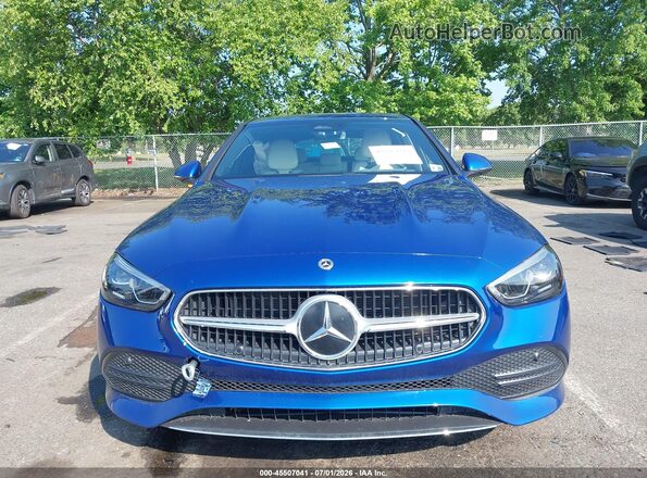 W1KAF4HB4PR138944 2023 MERCEDES-BENZ C-CLASS Blue Սարքավորումների վահանակի տեսք